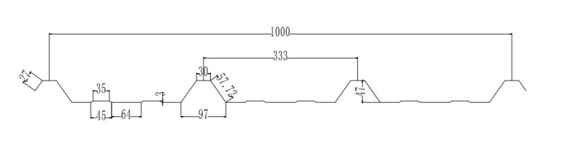 TR4 roofing sheet making machine ibr roll forming machine popular in Peru market
